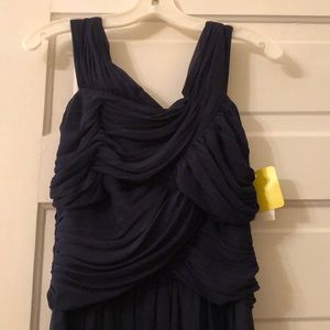 Navy evening gown